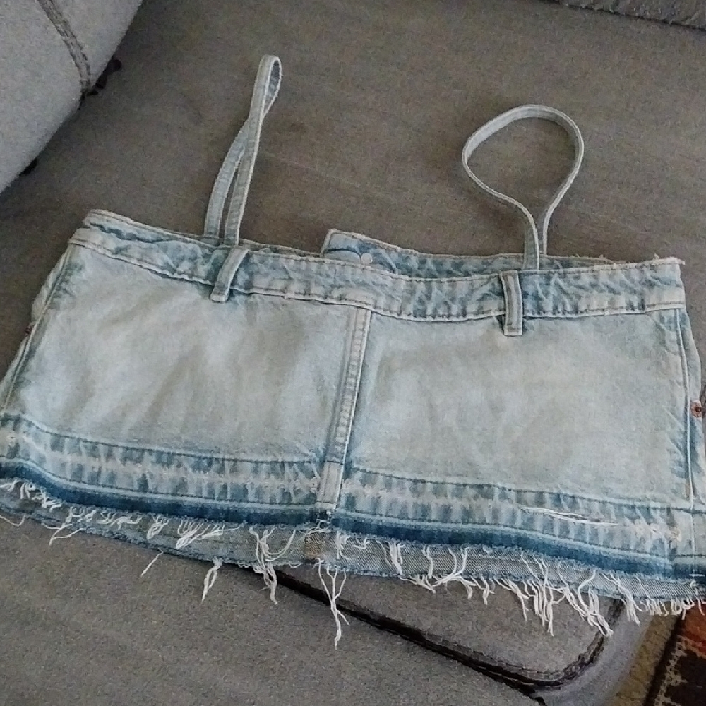 Zara Denim Top - Picture 8 of 9